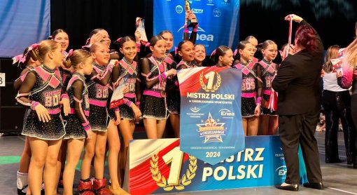 Legionowskie cheerleaderki zdobywają medale na Mistrzostwach Polski